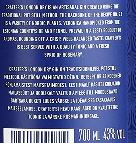 Crafters London Dry Gin (1 x 0.7 l) – Bild 5