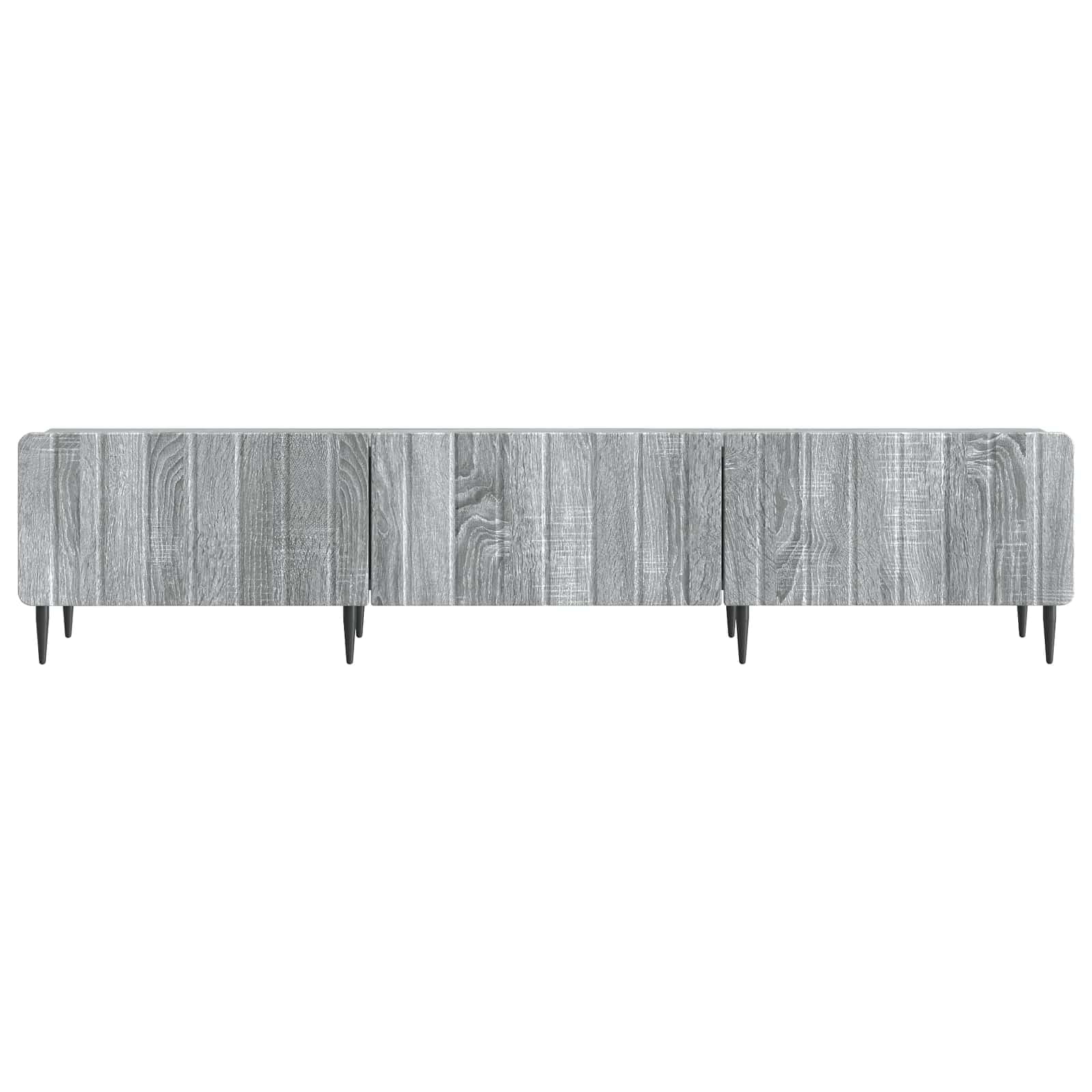 Mobile basso per TV, grigio Sonoma, 147 x 34,5 x 32 cm, in legno
