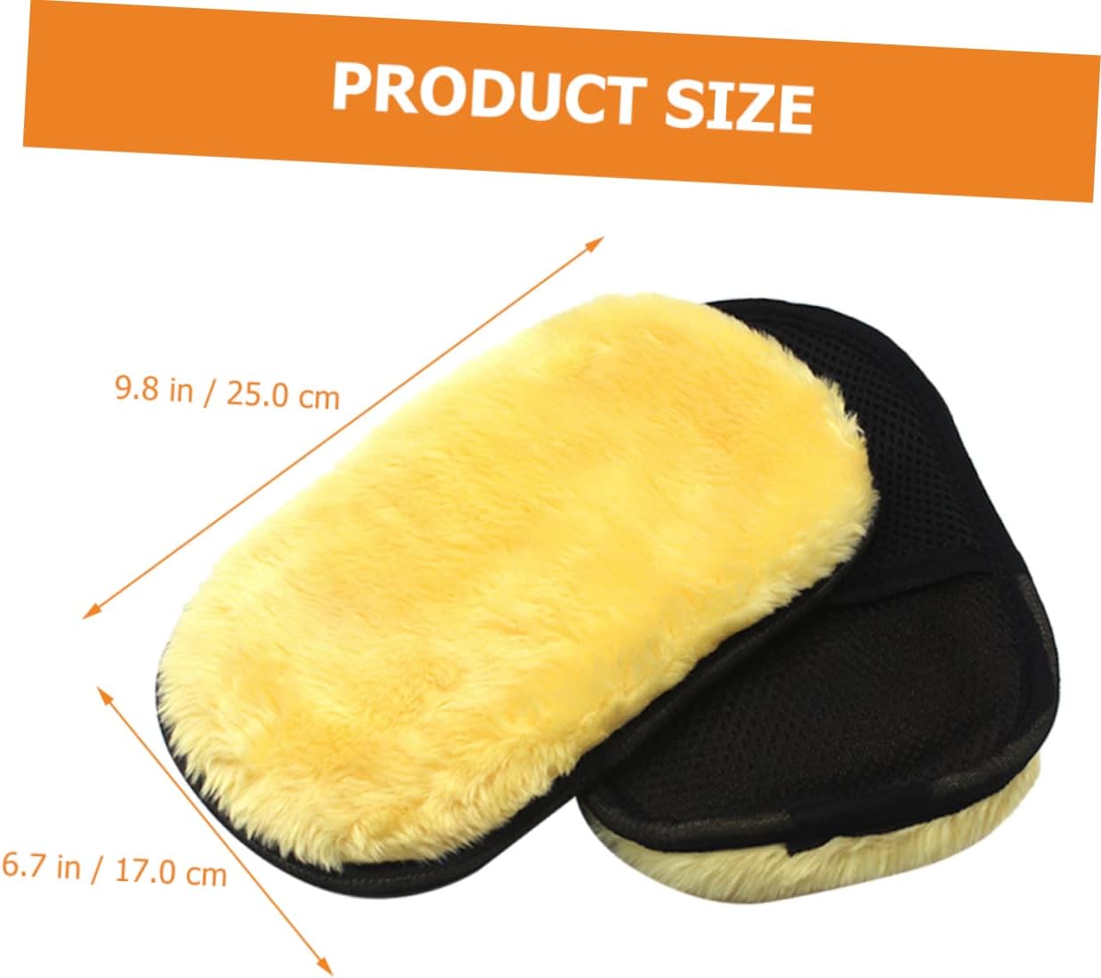 Ciieeo 6pcs Auto Wash Mitts Car Wash Glove Wool Cloth Scratch for Car Paint Auto Detailing