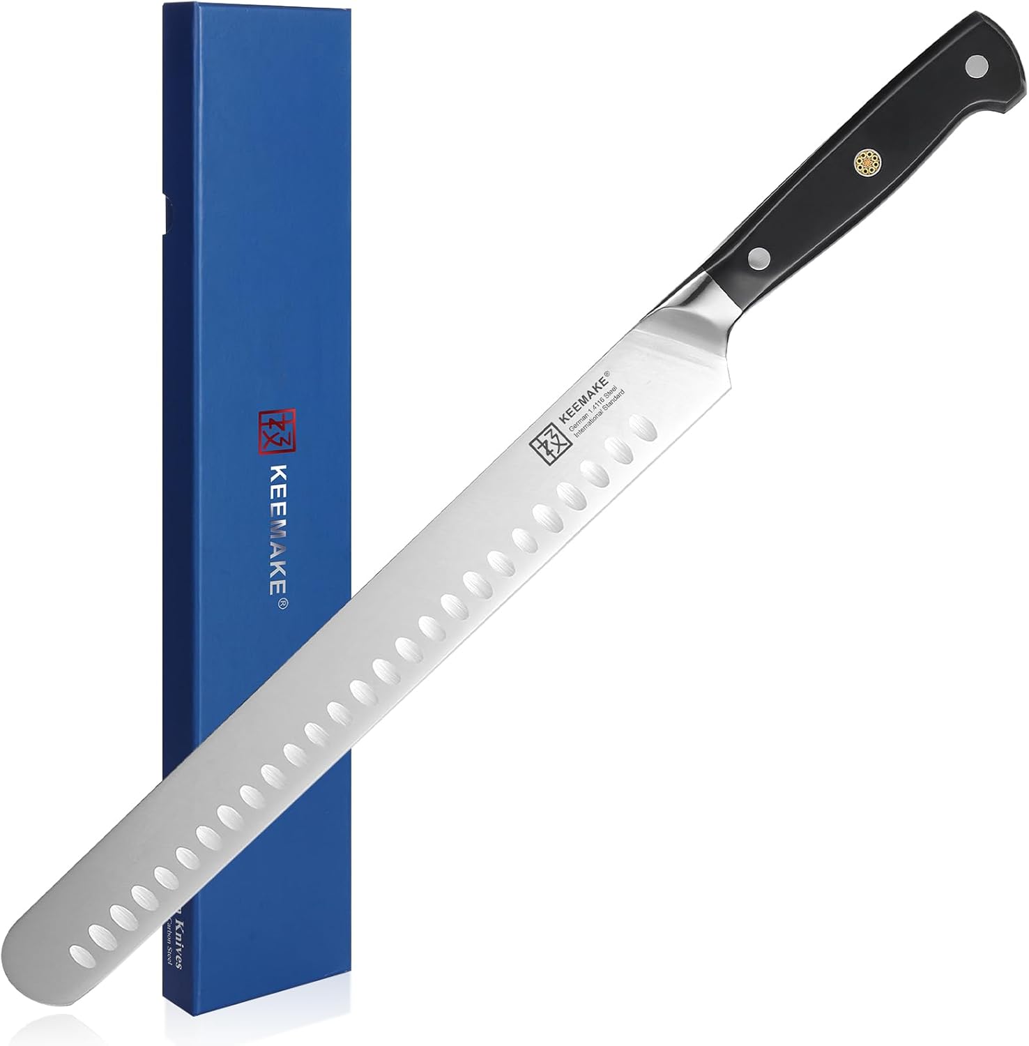 KEEMAKE Slicing Knife 12 inches, Carving Knife with High
