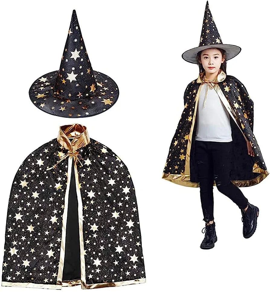 See full amazon price history chart for PartyToko Cape Witch Cloak with Hat and halloween dress Halloween Costume Props for Kids Cosplay Party 4 to 15 age kids size 90cms cape PartyToko Cape Witch Cloak with Hat and halloween dress Halloween Costume Props for Kids Cosplay Party 4 to 15 age kids size 90cms cape (B0CB8NSQH3) Amazon Price History, Amazon Price Tracker