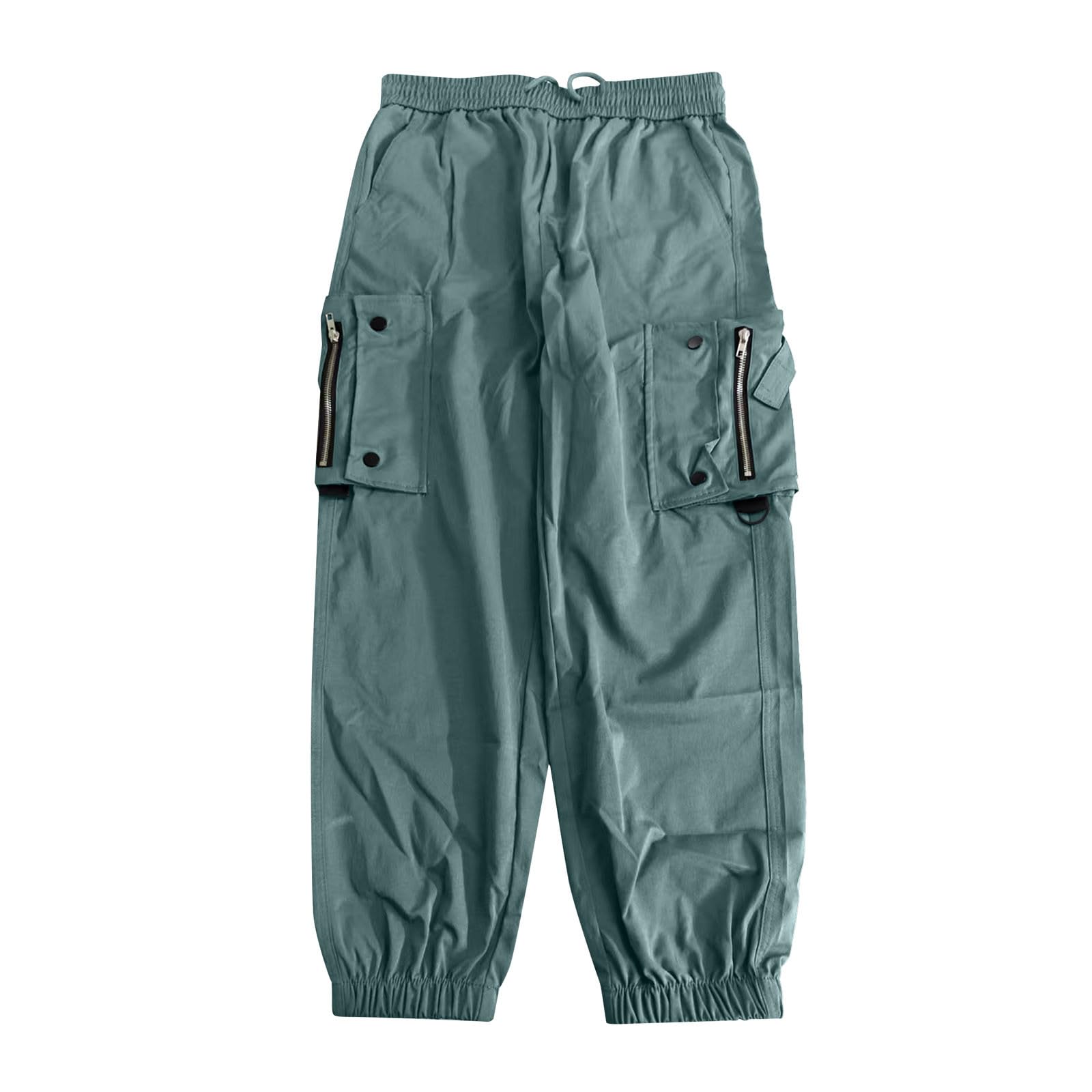 Damen Freizeithose Loose Fit Cargo Jogger Workout Sweatpants mit elastischem Bündchen Bequeme Streetwear für den Alltag