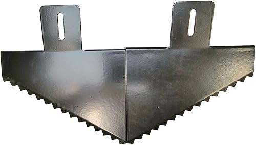 Miniatura 4 de CB Radio Soporte universal de metal negro con extremos de diente de sierra para un mejor agarre