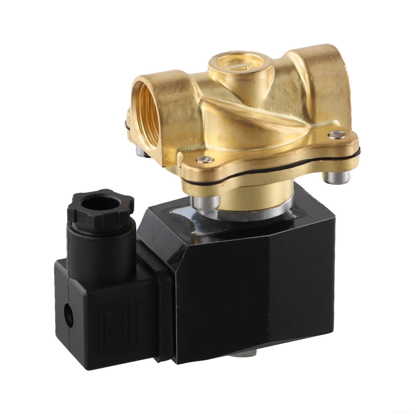 Électrovanne en laiton, pc, entrée/sortie de 50 mm, pression nominale 10 bar, normalement fermée, vanne de contrôle de l'eau électrique AC 220 V pour irrigation et canalisations industrielles
