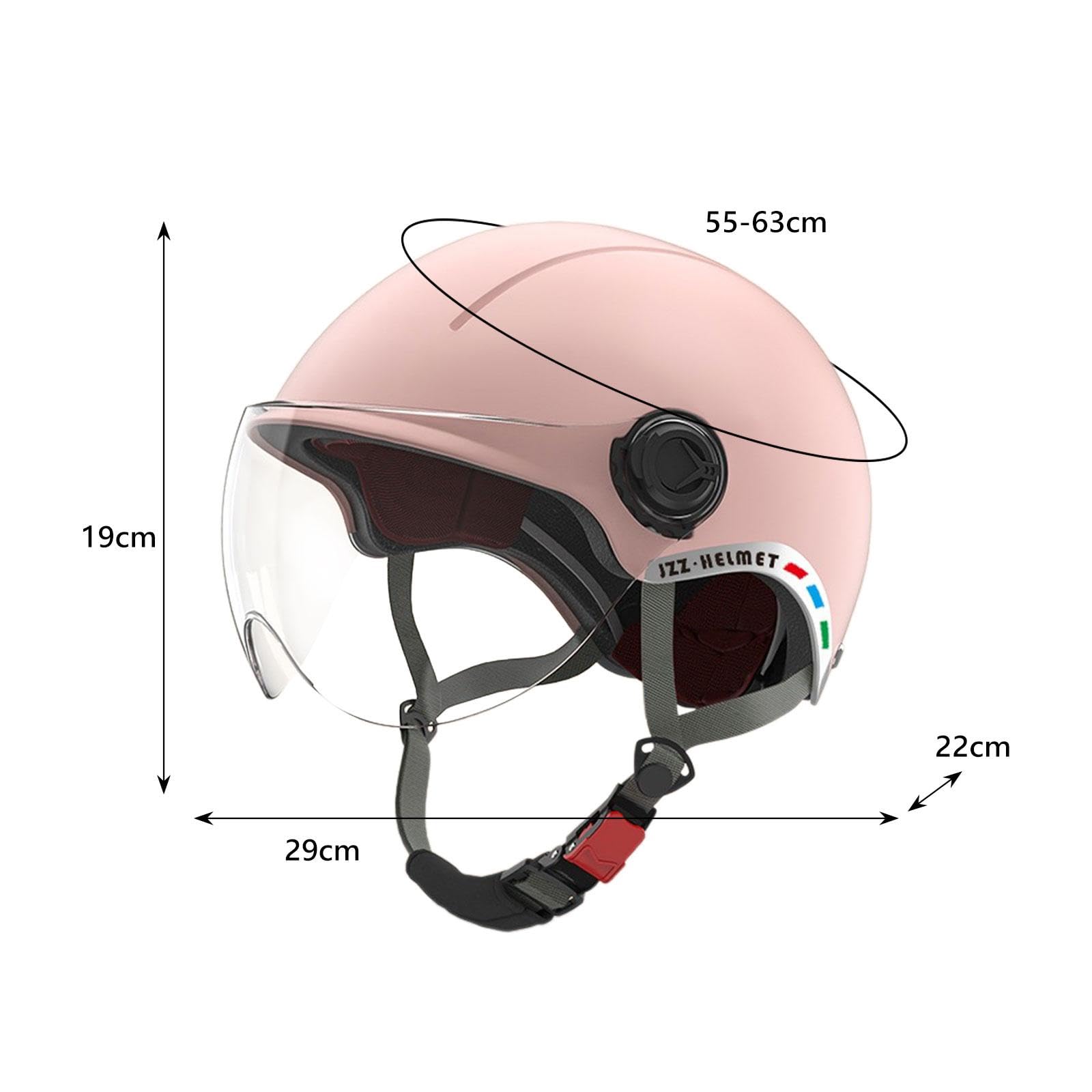 Oshhni Casque Adulte, Casque de, Modèle Demi-Jet