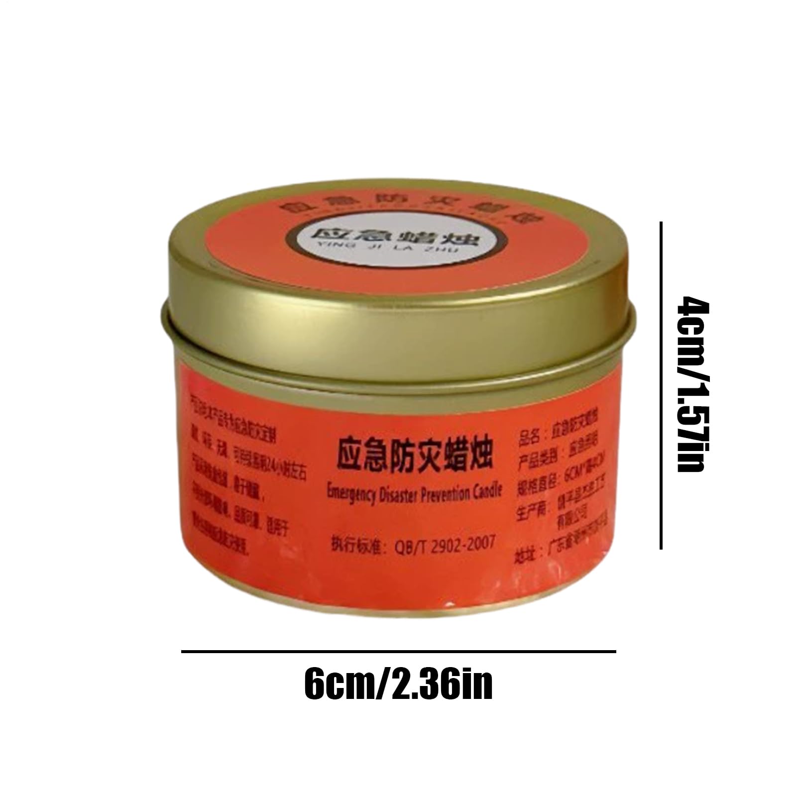 Bougies De Survie, 5 Pièces Bougie De Survie Longue Durée, 30 Heures, Équipement Multifonction Pour Camping Préparation Tempête Éclairage Abri