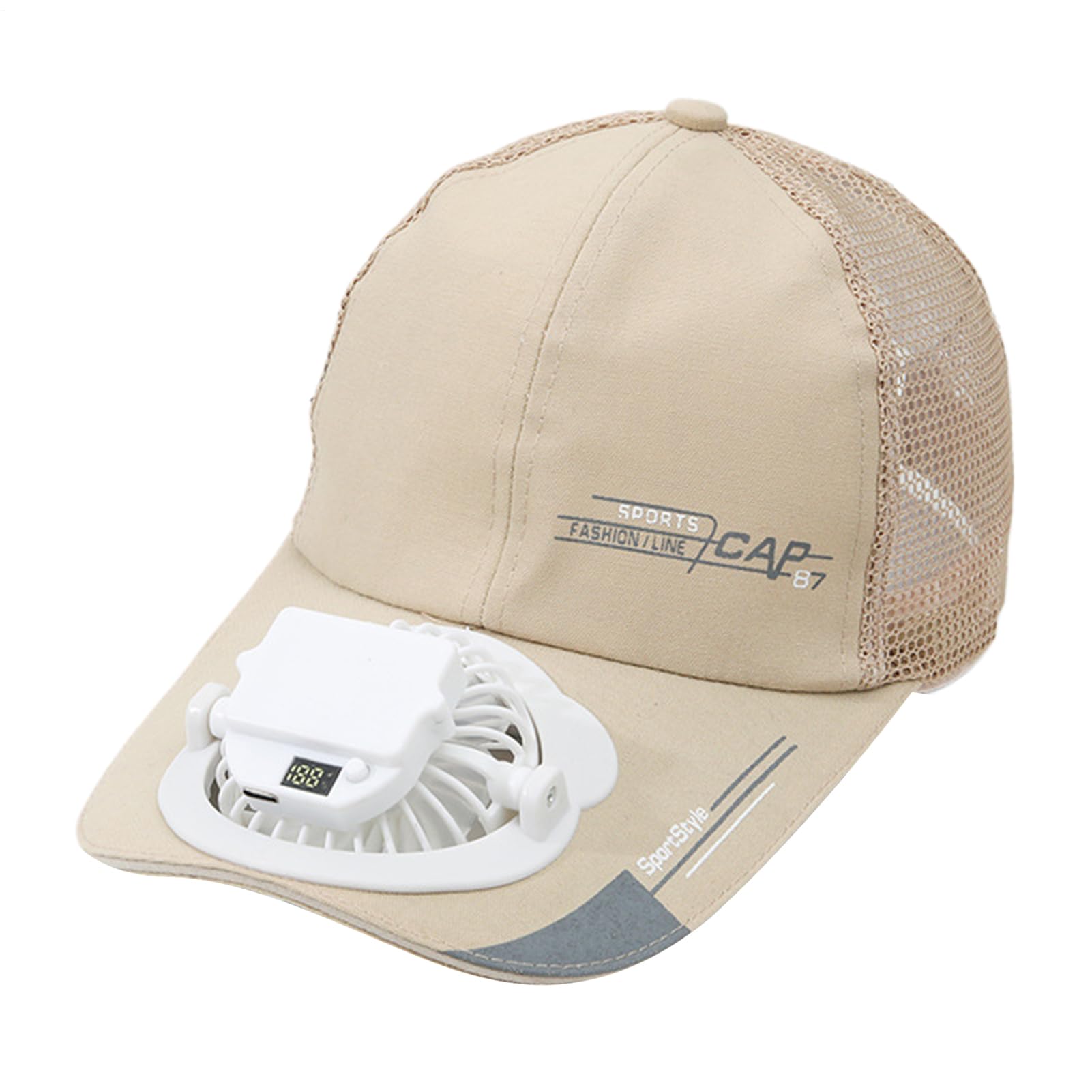 Chapeau avec ventilateurs contre la chaleur et la transpiration sous le soleil - 8