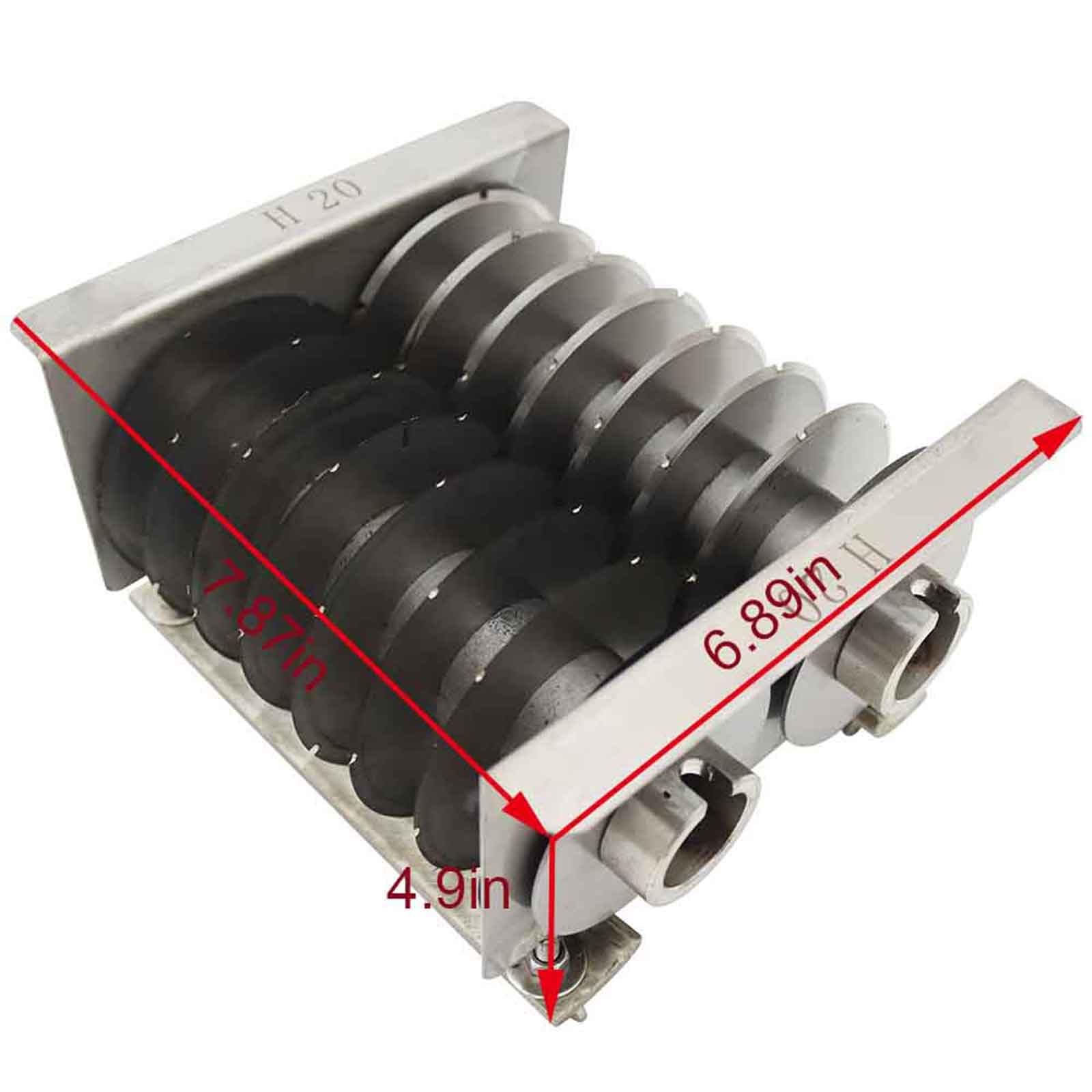 INTSUPERMAI Only Blade 20mm for QE QH QSJ-A 110V Commercial Meat Cutting Machine Meat Slicer 500KG/H