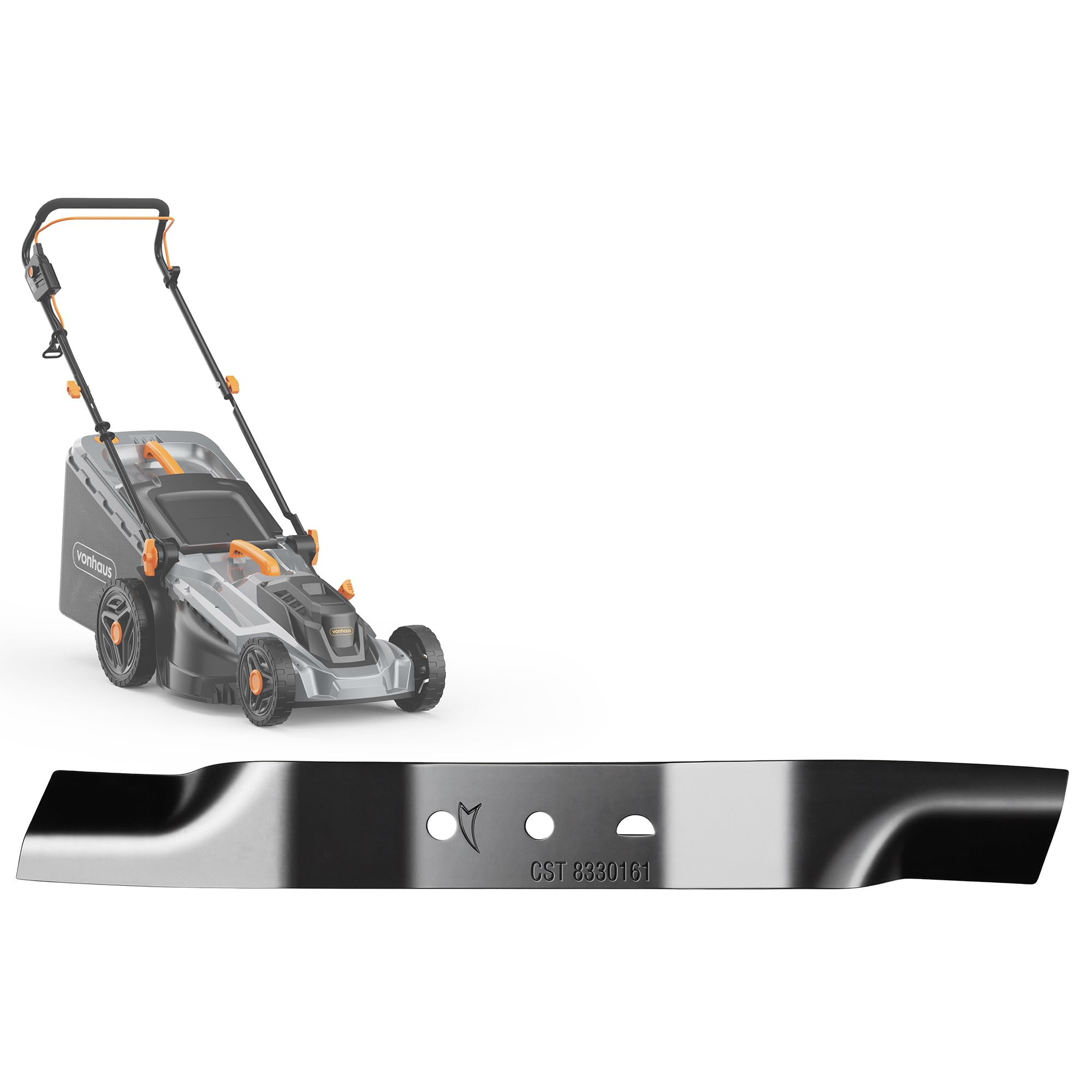 VonHaus Lawnmower Replacement Blade – Spare Attachment for The 1600W Lawnmower