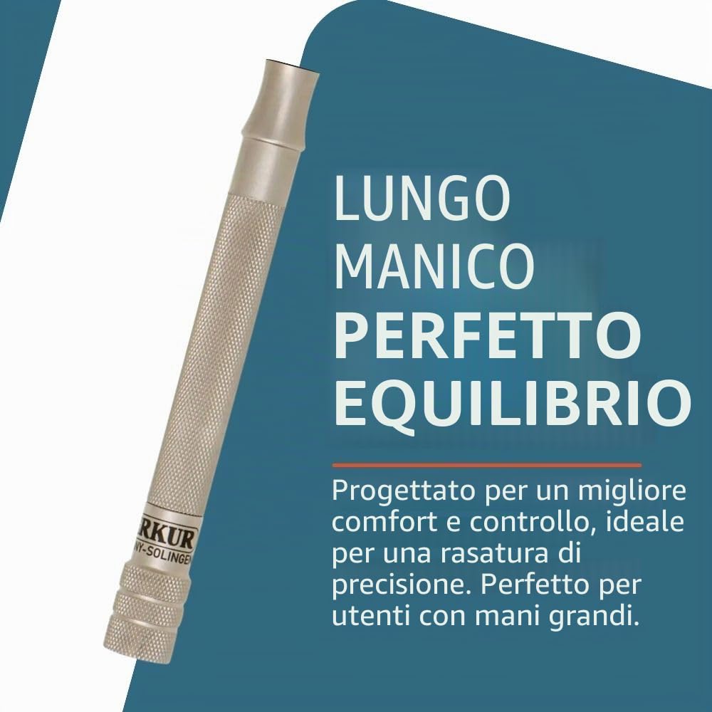 Merkur rasoio di sicurezza 23 acciaio inox