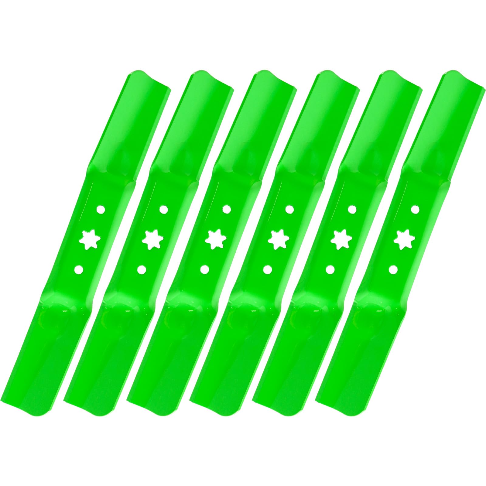 6 cuchillas de cortacésped 742-05052A 942-05052A compatibles con 2015+ 50 pulgadas Cut MTD Tractores de césped Troy Bilt Reemplazo 942-05052A 742-05052A RZT XT1 XT2 GT50 LT50 S50