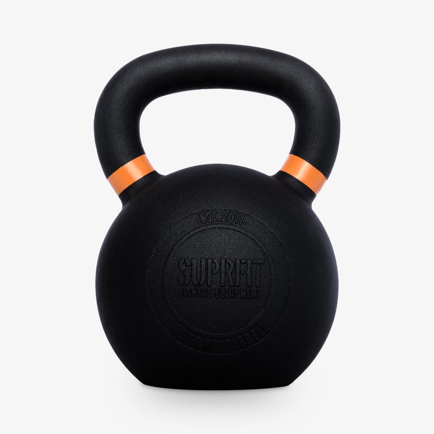 SUPRFIT – Elite Kettlebells – pulverbeschichtete Kugelhantel aus massivem Gusseisen für Fitness, Crossfit & Krafttraining – mit Farbcodierung zur besseren Unterscheidung der Gewichte