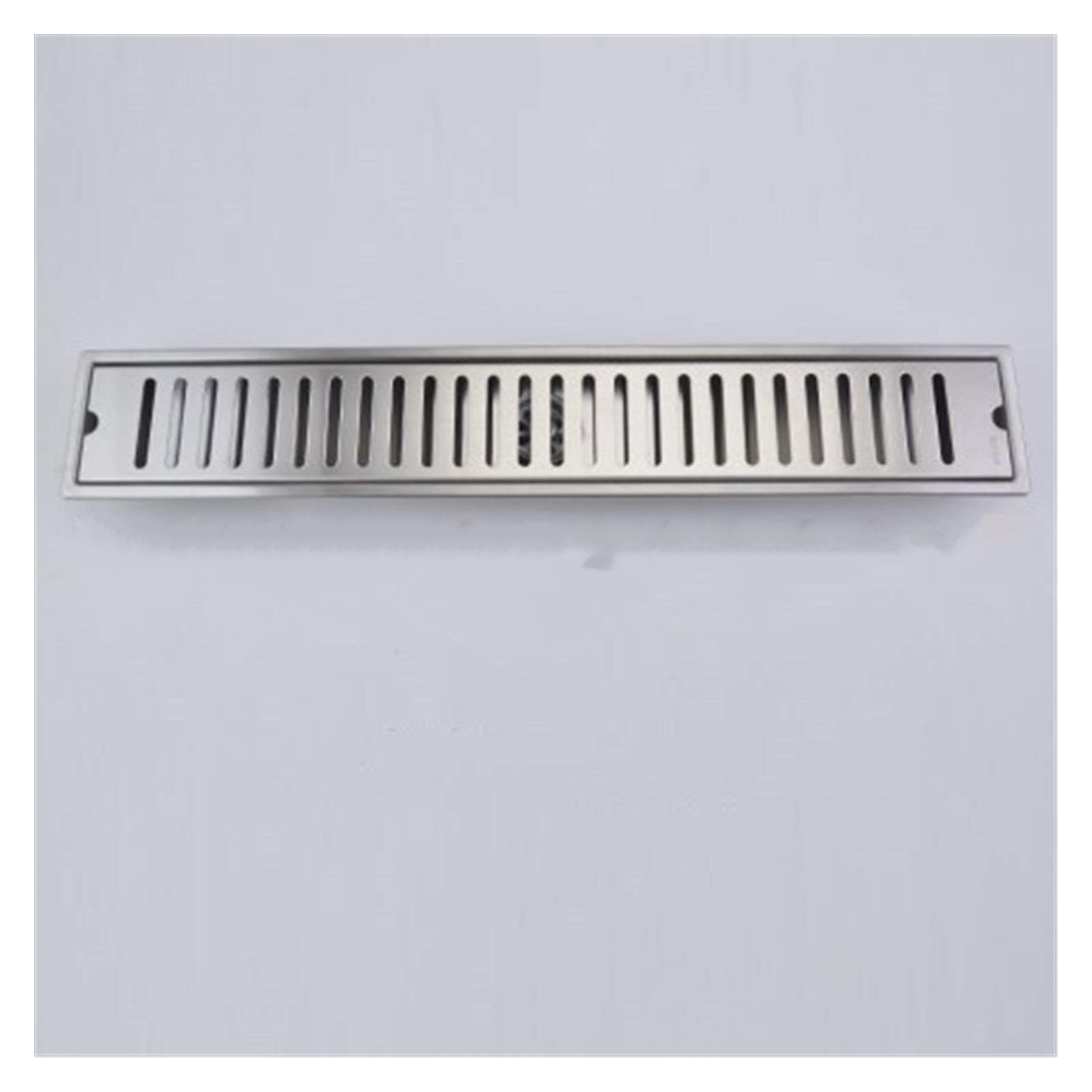 Bonde de douche linéaire 40cm caniveau de sol noir acier inox cuisine
