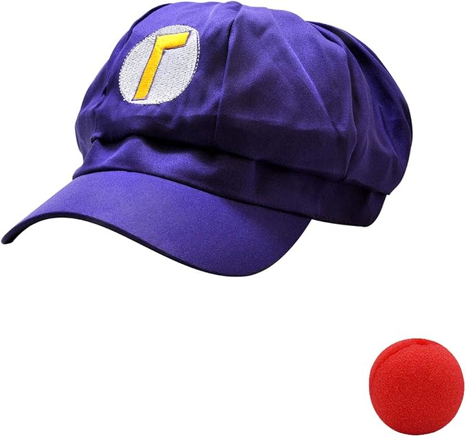 Halloween Purple Cap Costume Hat 