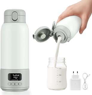 Flaschenwärmer Baby Unterwegs 500ml, 100W Schnell, Edelstahl 316