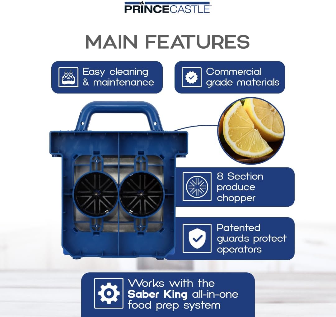 Prince Castle Saber King Wedger Pusher Replacement, 8-Section - Vegetable Chopper Blade and Kitchen Chopper Replacement Blade for Fruit and More