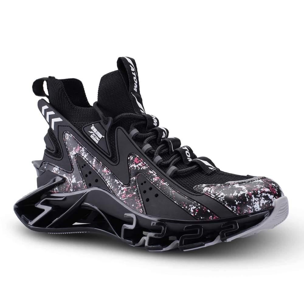 ATOM Mens Multi Print Sneakers Black, 7 Uk (B0CF23XLWV) Amazon Price History, Amazon Price Tracker