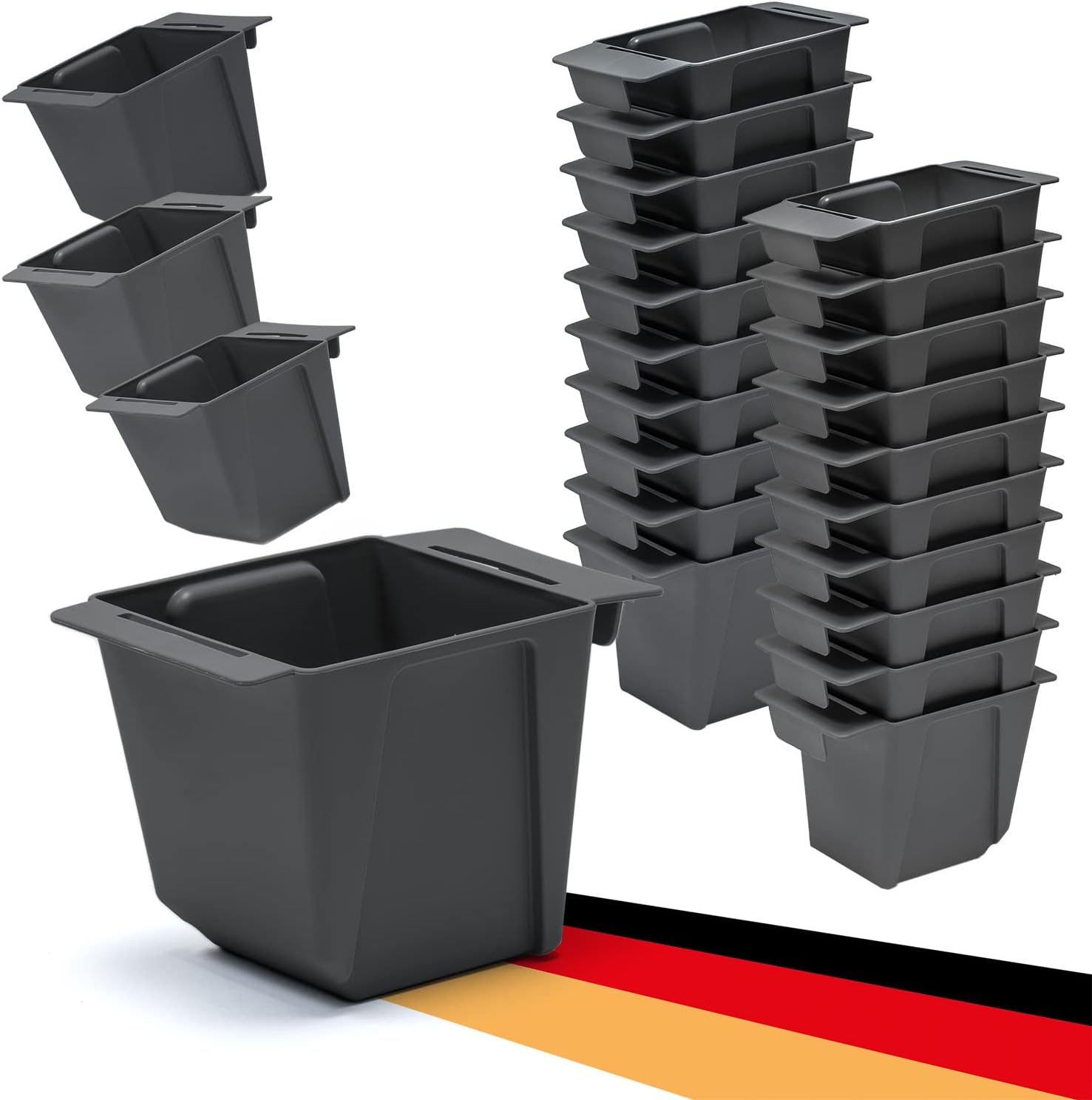 Mygoodbuy24 Pflanzkasten für Paletten 8 Stück Eckig Blumenkästen