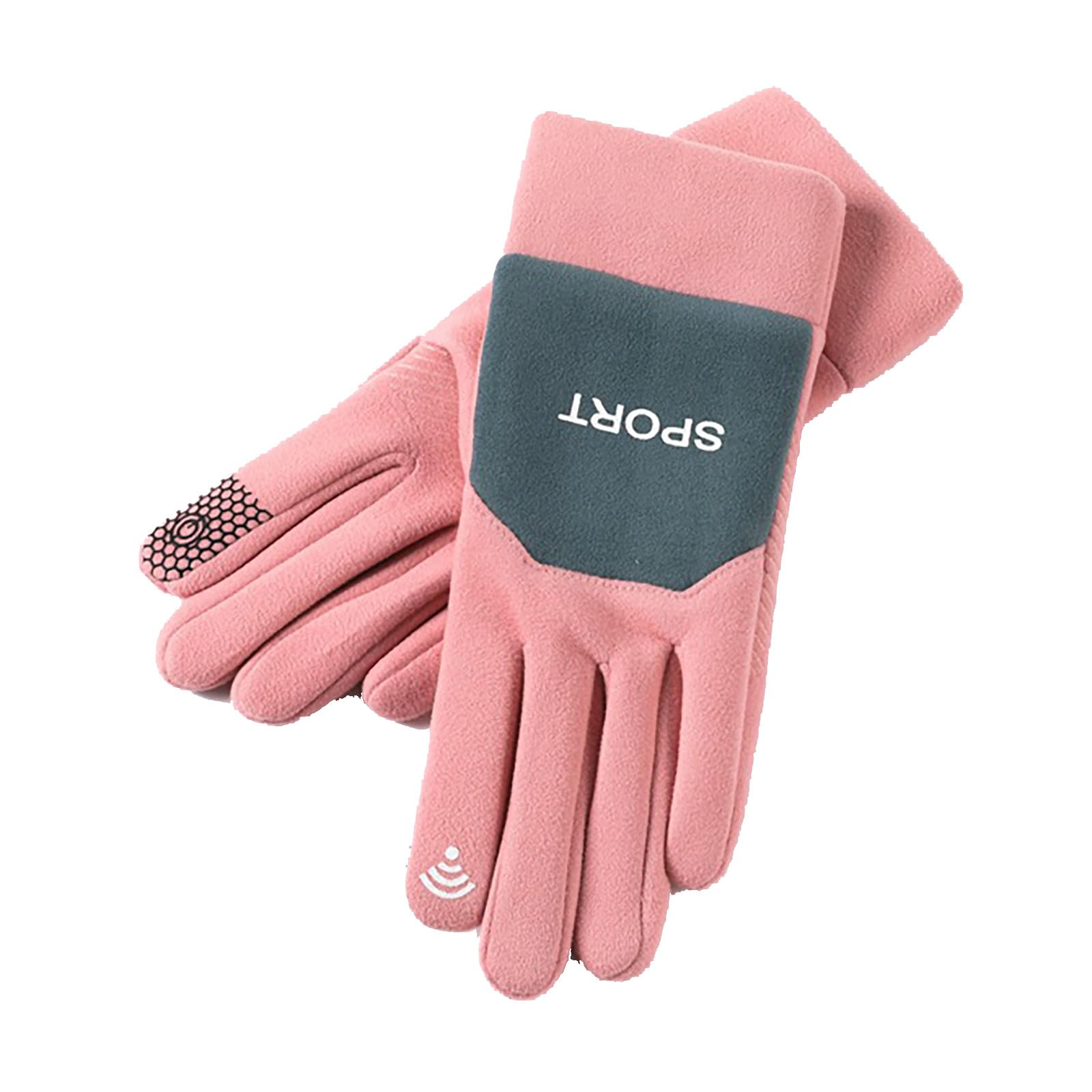 Winter Gloves Men Women Touchscreen Windproof Work Gloves Fleece Lined Thick Warm Glove Cold Weather Outdoors Glove