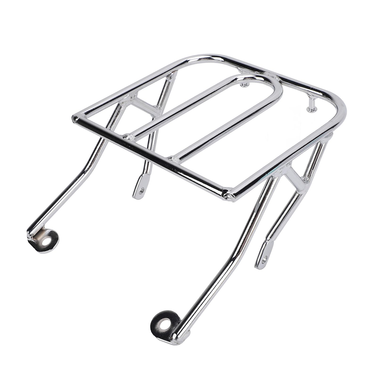 Akozon Estante de Soporte de Carga a Prueba de Herrumbre con Superficie de Pulido de Acero Inoxidable para Motocicletas CT70 ST70 ST50 Z50