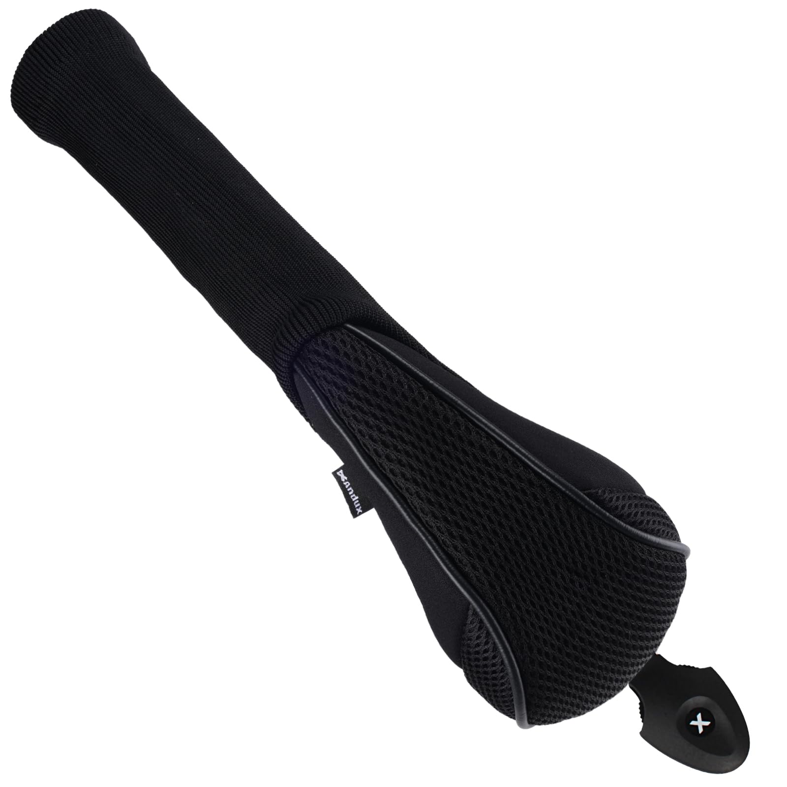 Juego de 4 fundas para cabezales de palos de golf con números intercambiables. De Andux. Juego de 4 unidades.