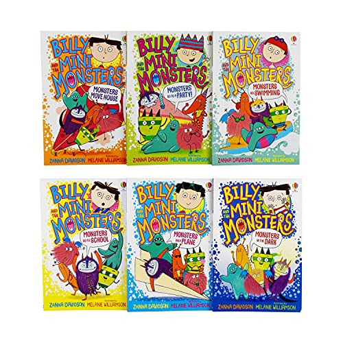 Billy and The Mini Monsters, set di 6 libri da collezione (Mostri che cambiano casa, Mostri nell'oscurità, Mostri che nuotano e altro)