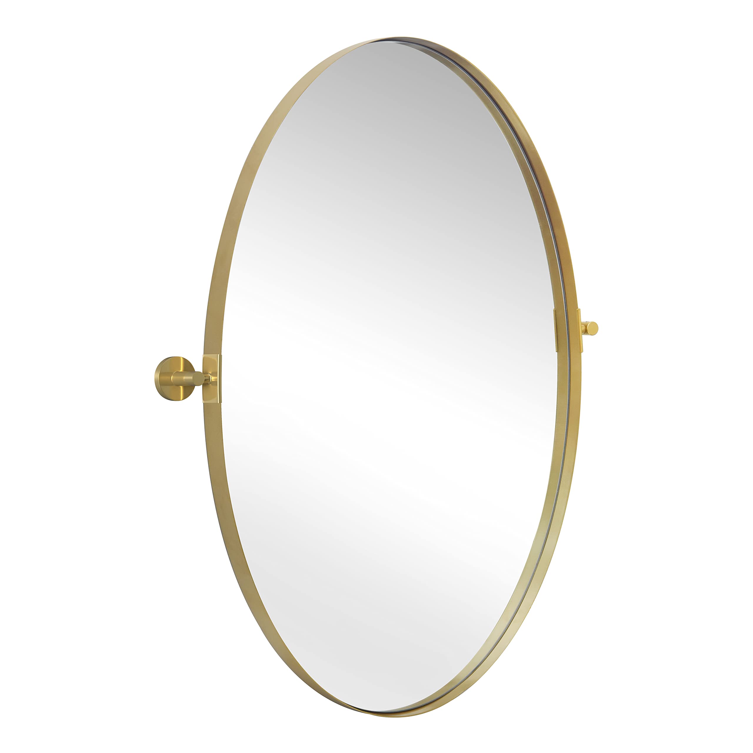 Buy HMANGE Oval Wall Mirror for Bathroom 24 x 36 Inch Pivot Wall