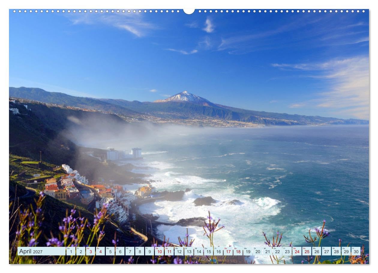 CALVENDO - Teneriffa - Insel der Glückseligen (Wandkalender 2027 DIN A2 quer), Monatskalender: Traumhafte Bilder einer faszinierenden Insel