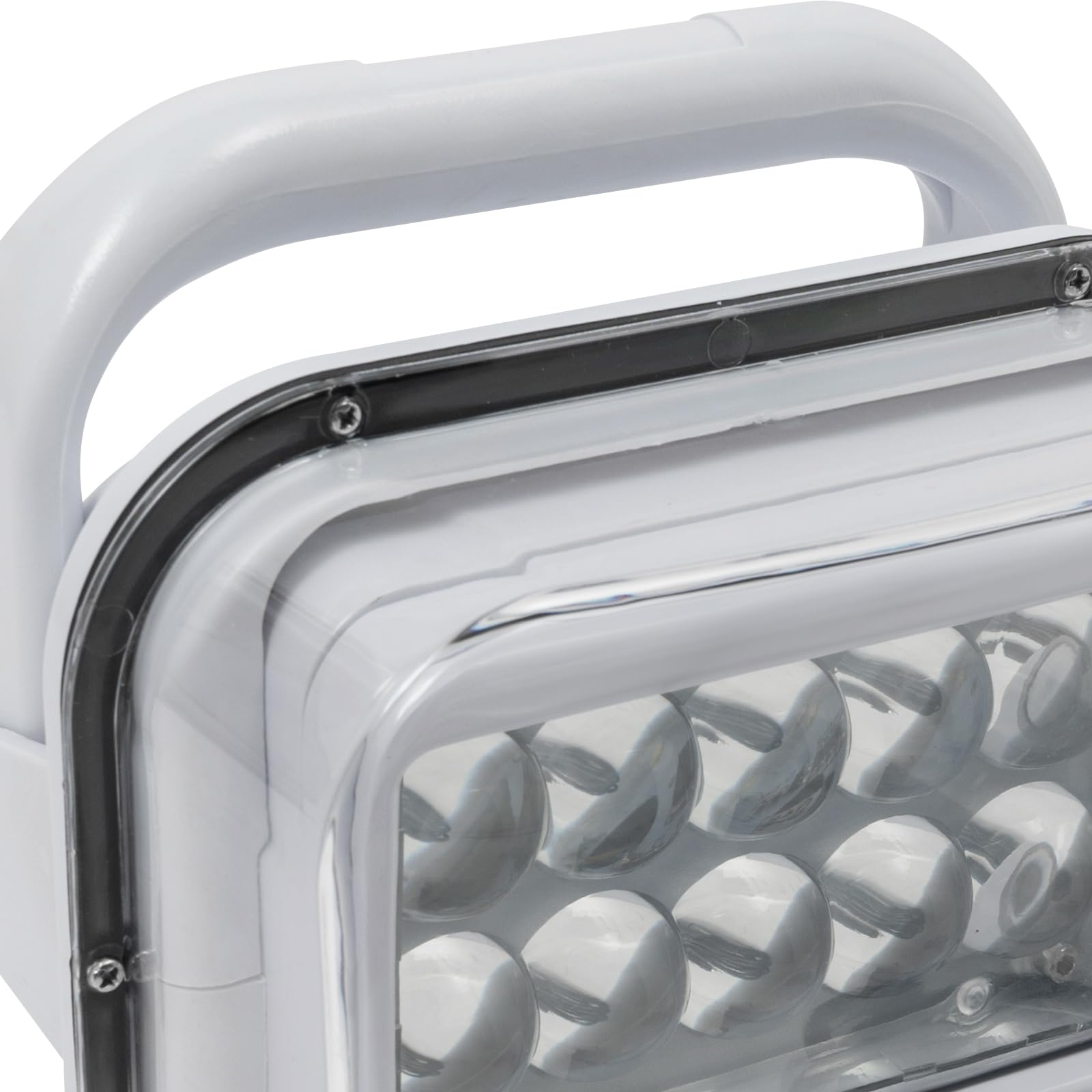LED Suchscheinwerfer für Boote 50W 8000LM Ferngesteuerter Strahler für Auto 360°(L/R) 180°(Auf/Ab) Verstellbarer Beleuchtung mit Magnetischer Sockel für außen IP67 (Weiß)