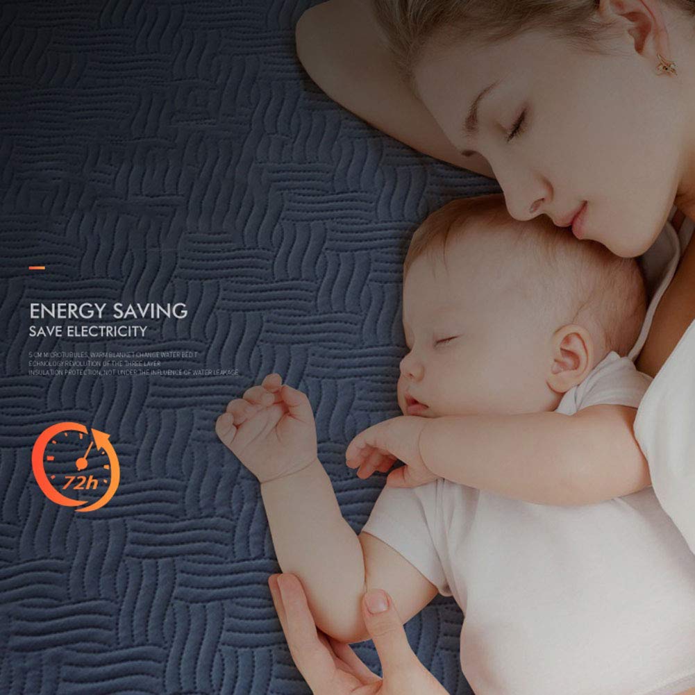Coperta in Pile Riscaldata Elettrica con Controller, Spegnimento Automatico 12 Ore, Riscaldamento Rapido, Comfort per Tutto il Corpo, Lavabile, per Divano o Letto Accogliente/180X150 cm