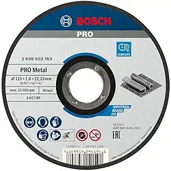 Bosch Disco de corte PRO Metal 115x1,6mm Reto