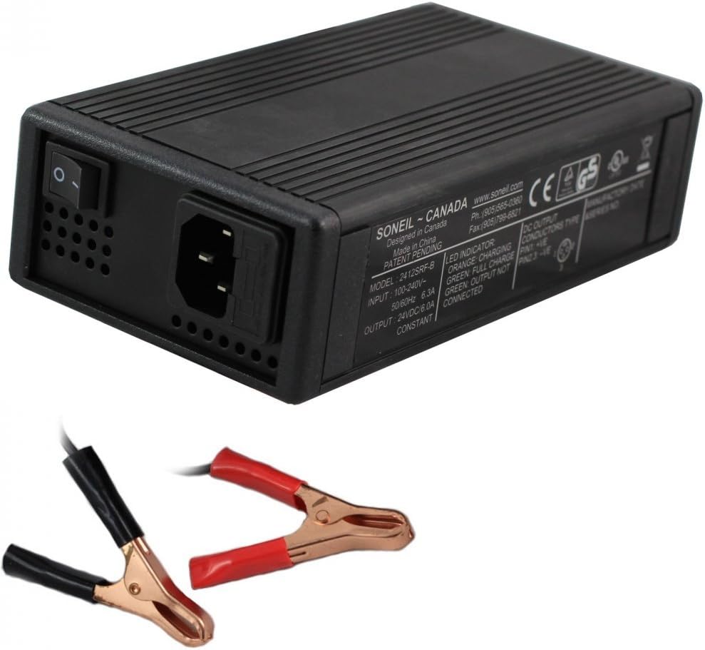 24 Volt, 6 Amp Battery Charger