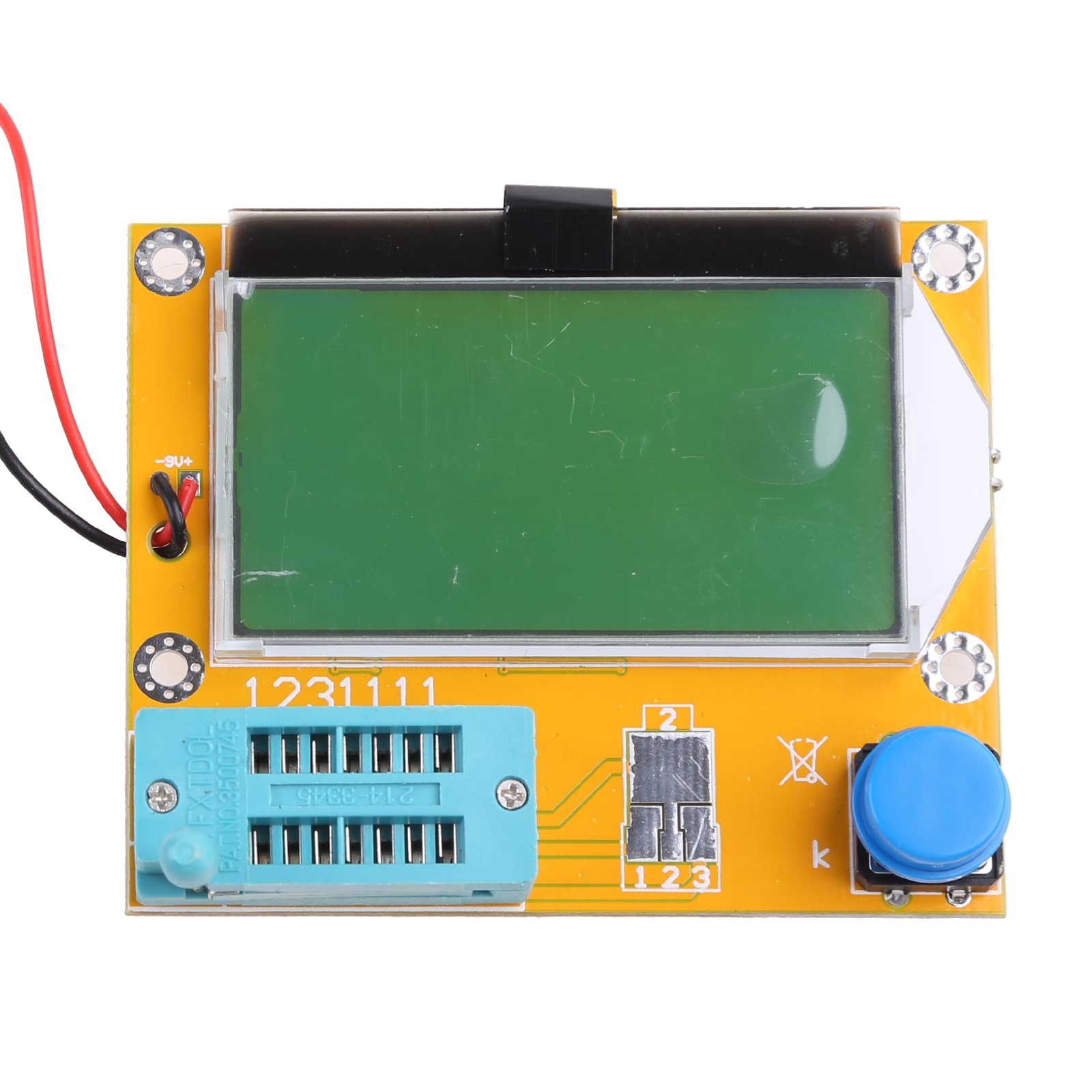 1 Pc Professional 9V LCD Digital Transistor Tester LCR-T4 Meter 12864 Backlight Capacitance Digital Transistor Tester