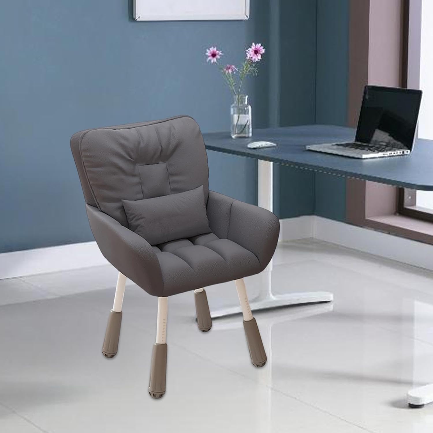 スツール 猫脚 ブルー 和柄 龍 ドラゴン オットマン 補助椅子