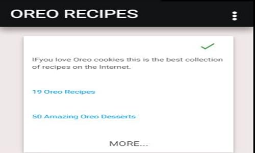 Oreo Recipes