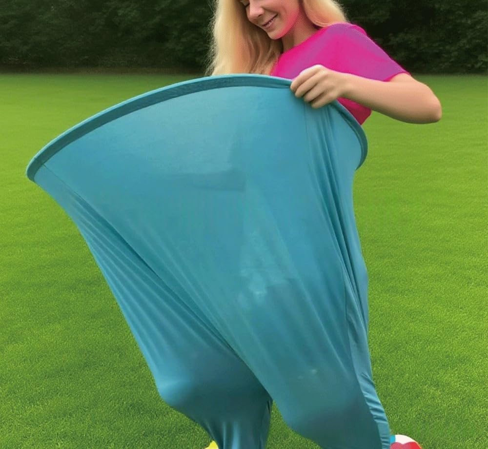 Granny Pants Yard Game Gioco da Giardino Pantaloni della Nonna, Palle Gonfiabili e Pompa, Gioco di Lancio Gigante per Feste all'Aperto