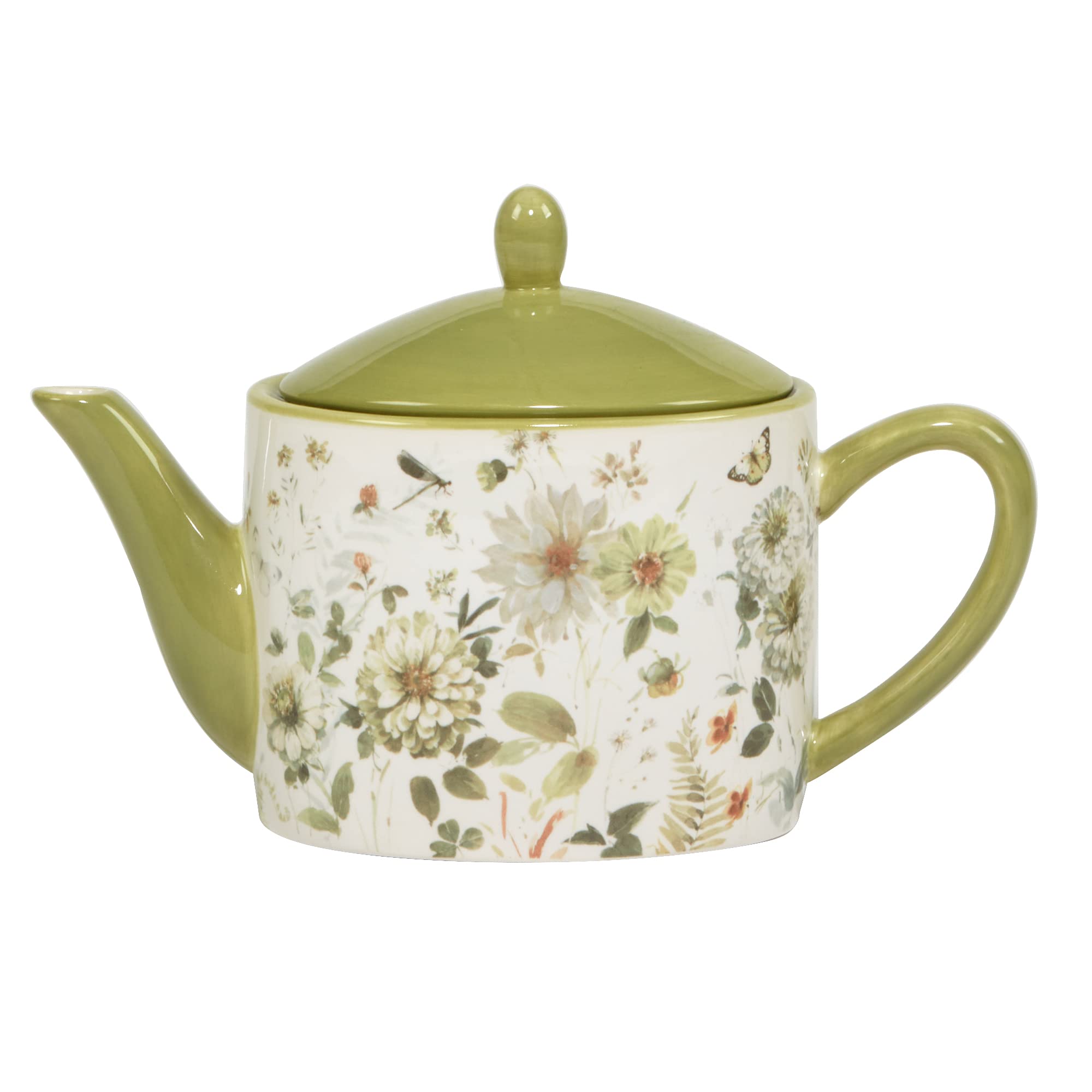 Green Fields 36 oz. Teapot