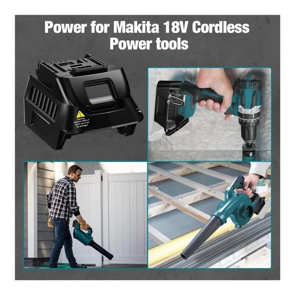 Conversión de batería de Iones de Litio de 40V a Compatible con batería de Iones de Litio de 18V Makita, Herramienta eléctrica inalámbrica, convertidor Adaptador de batería MT40MT18