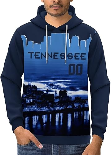 Miniatura 8 de Sudadera personalizada con capucha de fútbol City Night Skyline, sudadera personalizada con nombre, número de fanáticos, para hombres, mujeres y
