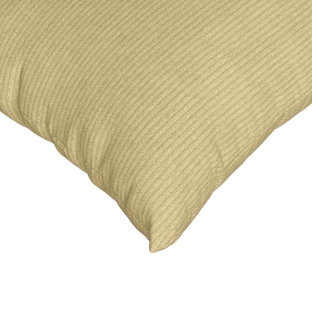 2 cuscini da divano in velluto a coste, 80 x 80 cm, con rivestimento sfoderabile, moderni cuscini decorativi in morbido tessuto a coste, per soggiorno, camera da letto e salotto