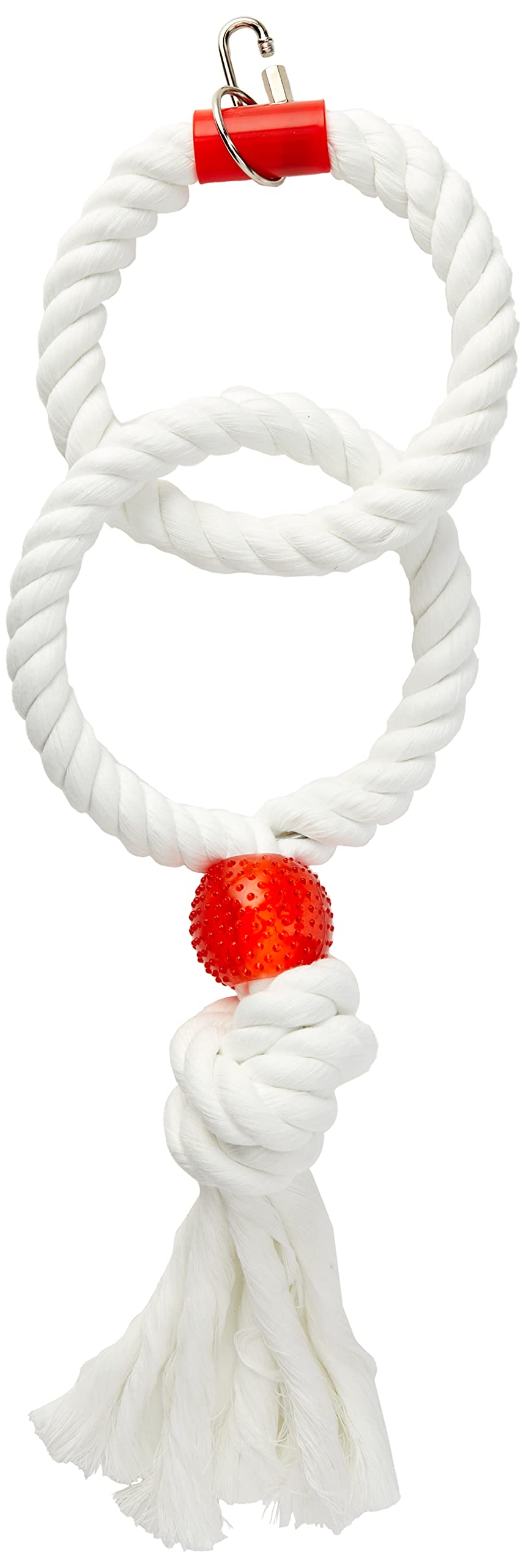Rosewood Boredom Breaker Twin Parrot Rings - White