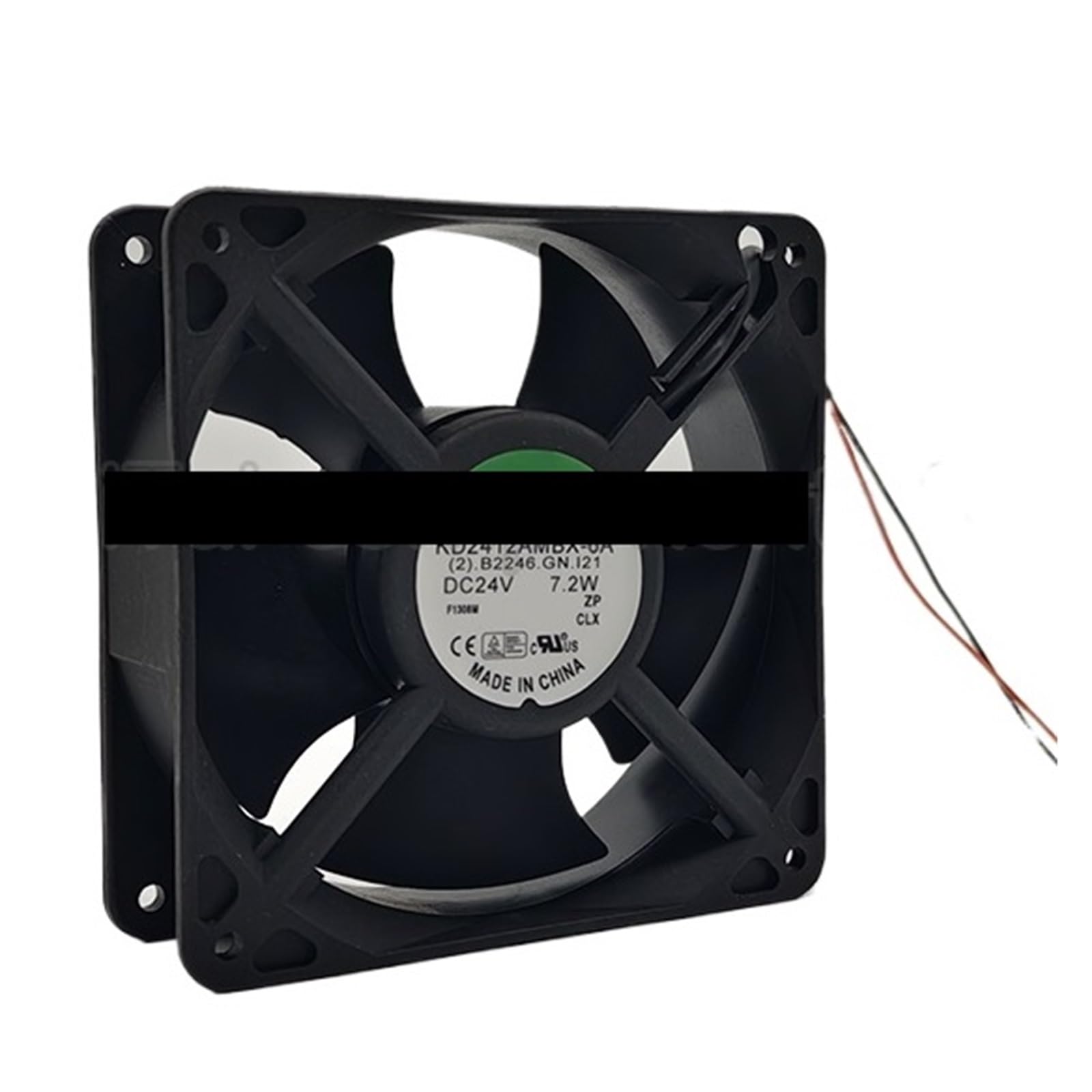 Fcarumiqp One Color Kde2412ambx-6A Kd2412ambx-6A 24V 7.2W Cooling Fan