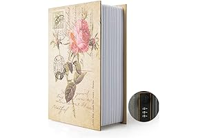 Diversion Book Safe Storage Box (9.5"x6"x2.2")