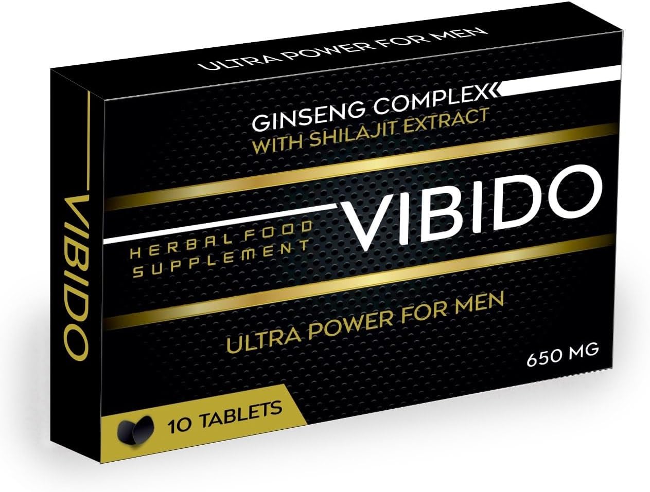 650mg | Stronger | Longer | Harder | Performance | Extra Strength Enhancing Tablets | Stamina Endurance Booster Supplement Pills for Men | 10 Ginseng Tablets