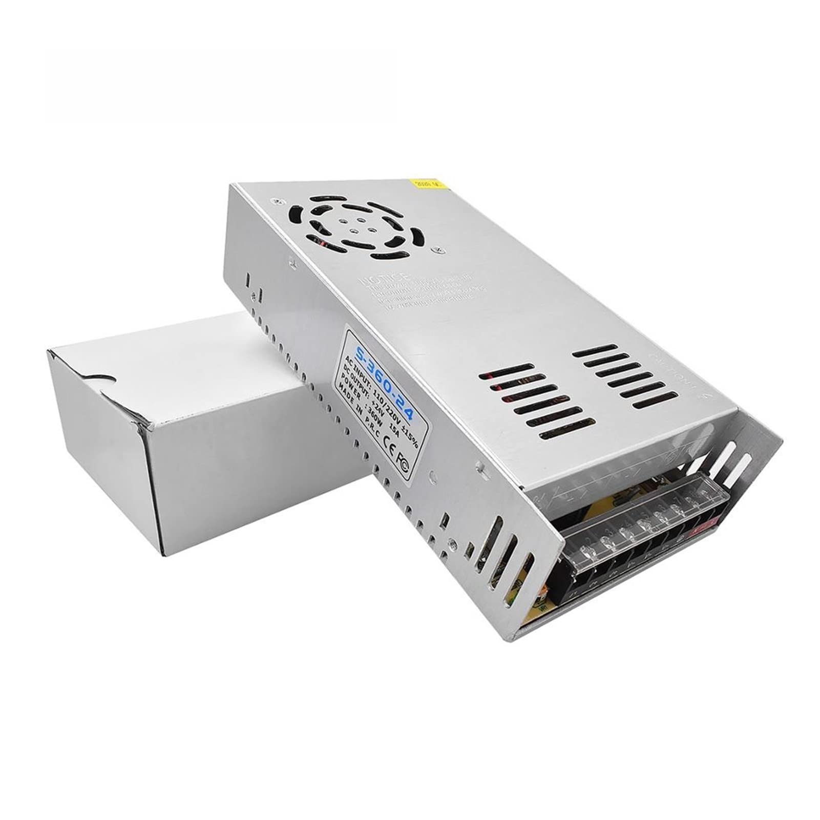 Netzteil Schaltnetzteil, 3D-Druckerteile Schaltzufuhrversorgung AC/DC 12V 30A S-360-12 360W Und AC/DC 24V 15A 360W(12v)