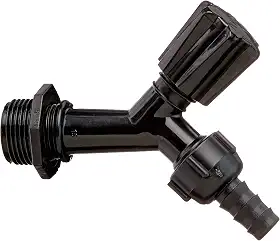 TORNEIRA PARA JARDIM SLIM PRETA KRONA