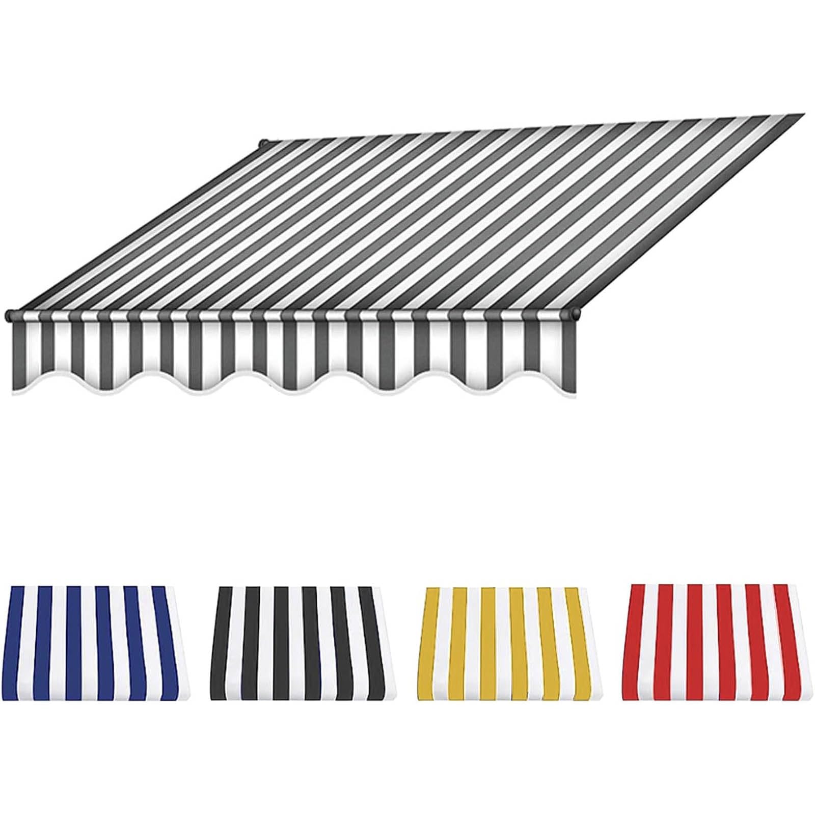 Wasserdichter Markisenstoff, Ersatzmaterial für Balkon, Sonnensegel mit Clip, strapazierfähiger Outdoorstoff, UV-beständiger Stoff