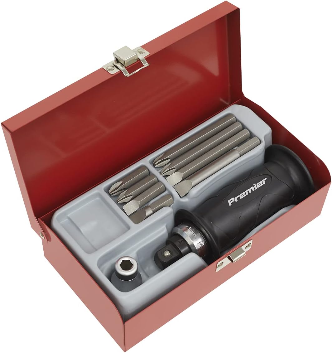 Sealey AK2082 Impact Driver Set 10pc Protection Grip