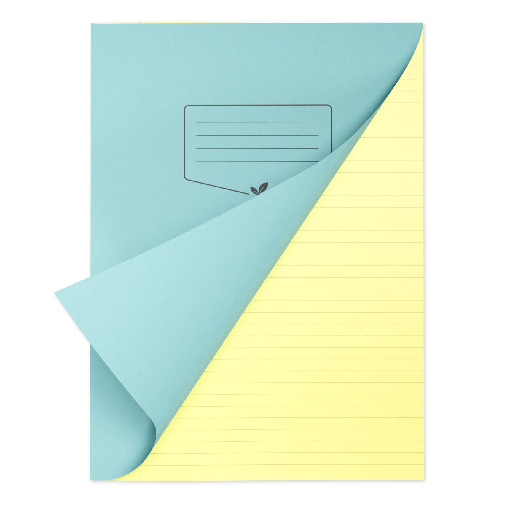 Silvine A4+ Yellow Paper Dyslexia Exercise Book | 48 Lined Pages, 80gsm Tinted Paper for SEN Supportive Learning & Memory Aid
