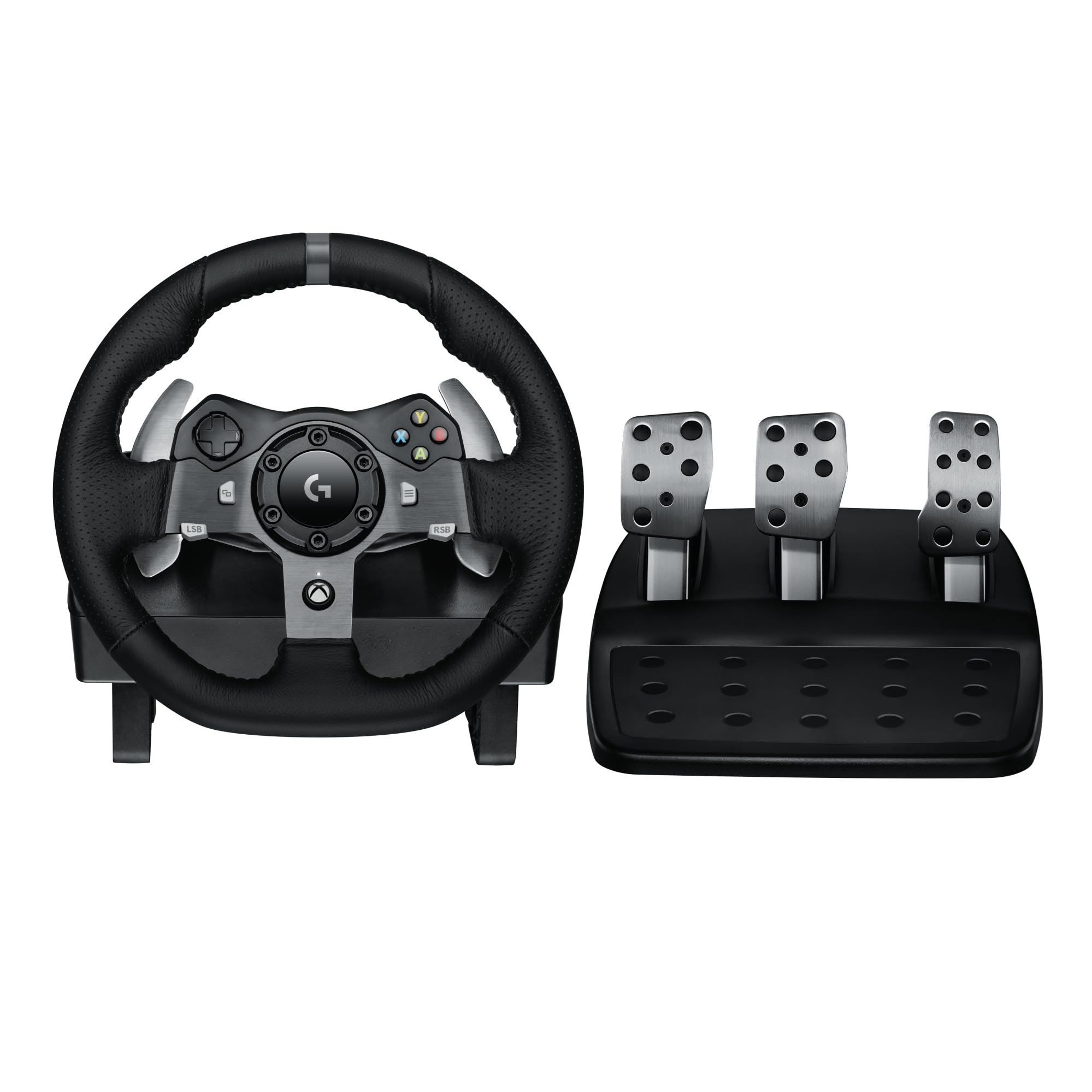 Imagen del producto: Logitech G920 Driving Force, Volante de Carreras para PC con Pedales Ajustables para Xbox Series X|S, Xbox One, Color Negro